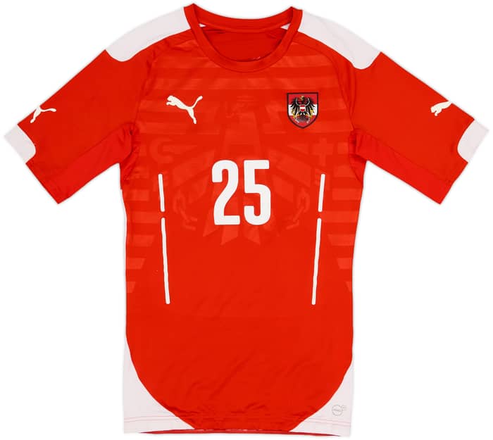 2014-16 Austria Player Issue Home Shirt Ivanschitz #25 - 6/10 - (M)
