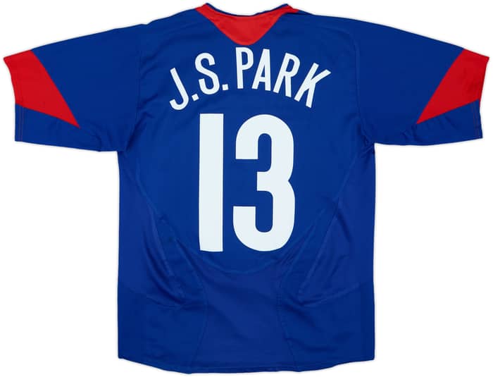 2005-06 Manchester United Away Shirt J.S.Park #13 - 6/10 - (S)