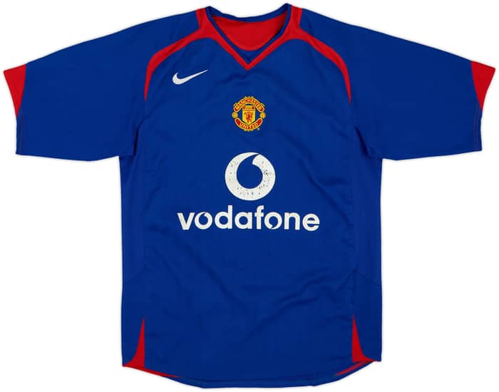 2005-06 Manchester United Away Shirt J.S.Park #13 - 6/10 - (S)