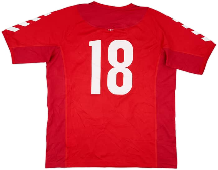 2003-04 Denmark Match Issue Home Shirt #18