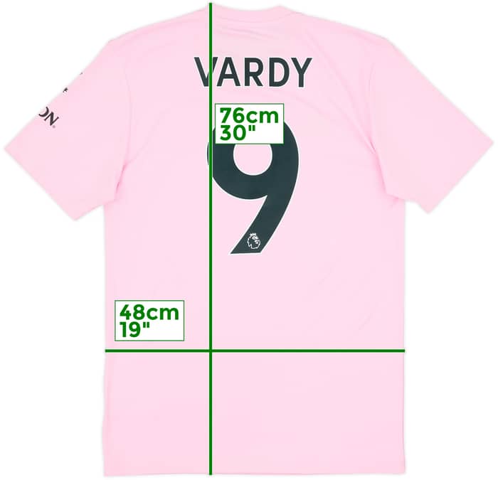 Camiseta de la tercera equipación del Leicester 2019-20 Vardy #9 - 10/10 - (S)