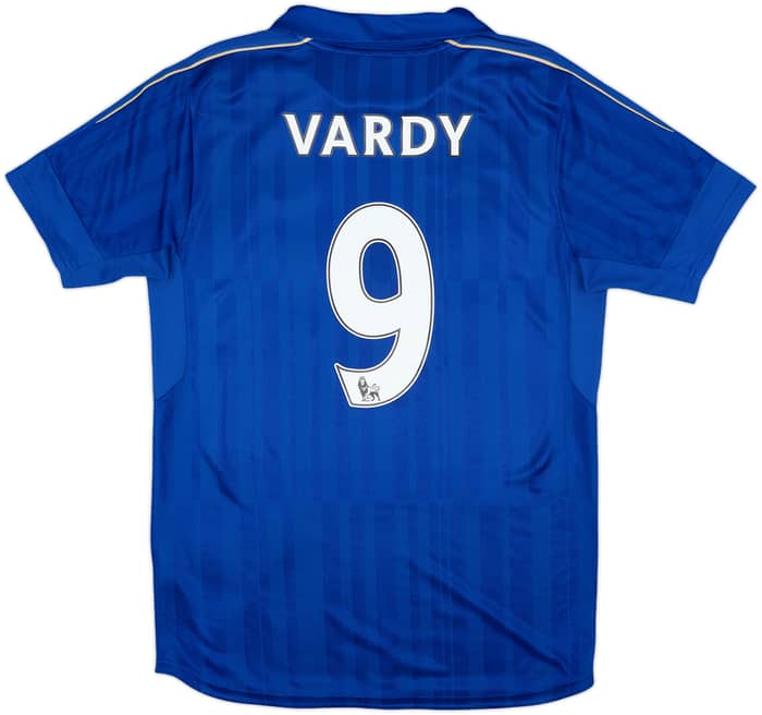 2016-17 Leicester Home Shirt Vardy #9 - 8/10 - (M)