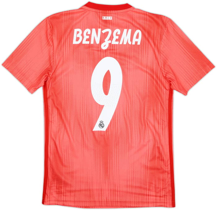 2018-19 Real Madrid Third Shirt Benzema #9 - 10/10 - (XS)