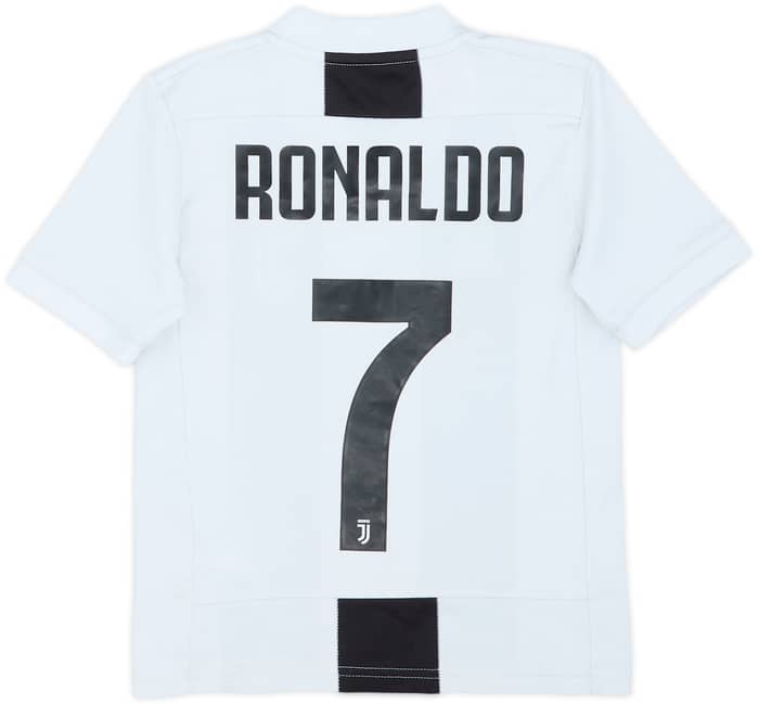 2018-19 Juventus Home Shirt Ronaldo #7 - 5/10 - (7-8 Years)