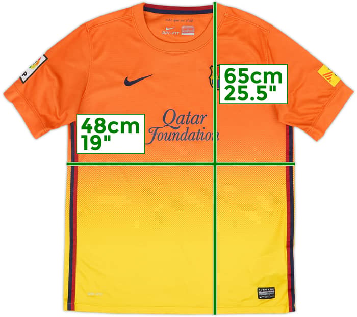 2012-13 Barcelona Away Shirt - 9/10 - (14-15 Years)