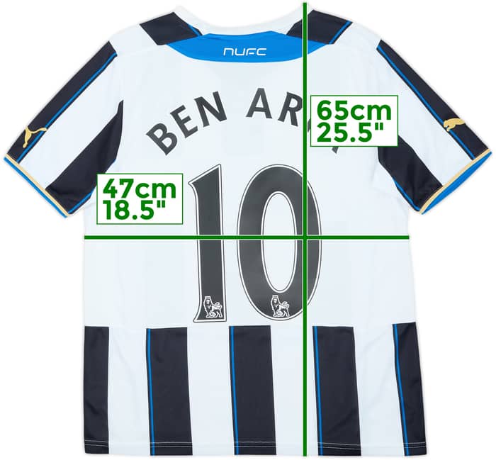 2013-14 Newcastle Home Shirt Ben Arfa #10 - 7/10 - (15-16 Years)