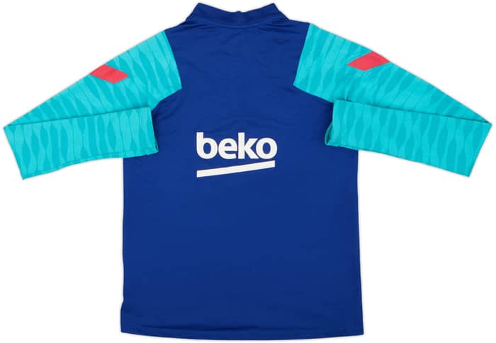 2021-22 Barcelona Nike 1/4 Zip Drill Top - 7/10 - (14-15 Years)