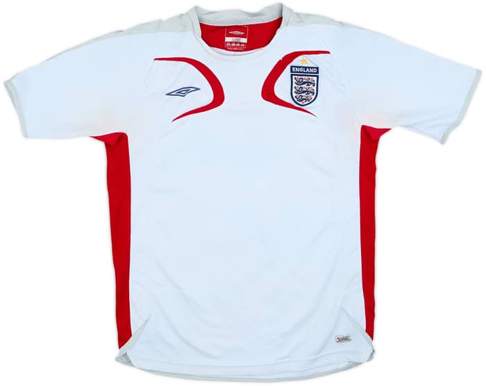 2007-08 England Umbro Training Shirt - 4/10 - (XL.Boys)
