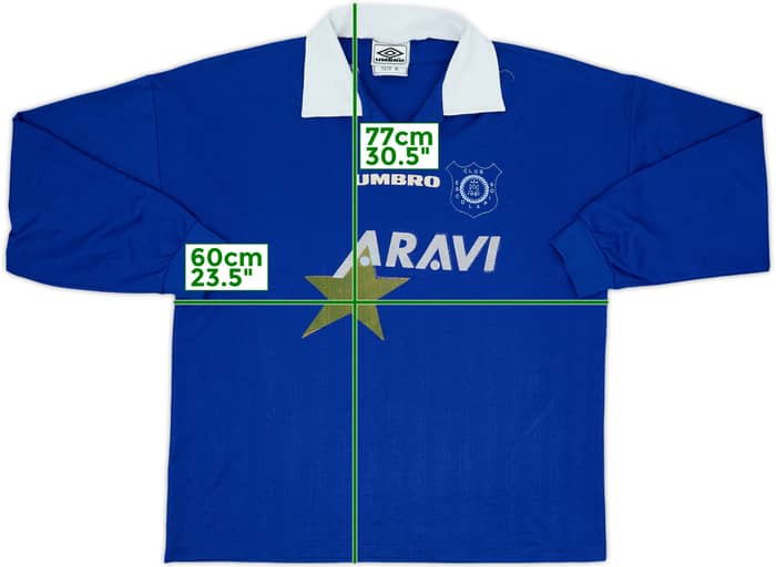 1990s Umbro Template L/S Shirt #17 - 6/10 - (XL)