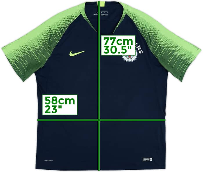 2018-19 Manchester City Player Issue Nike Training Shirt - 6/10 - (XL)