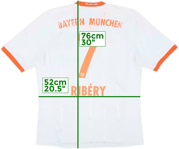 2012-13 Bayern Munich Away Shirt Ribery #7 - 4/10 - (L)
