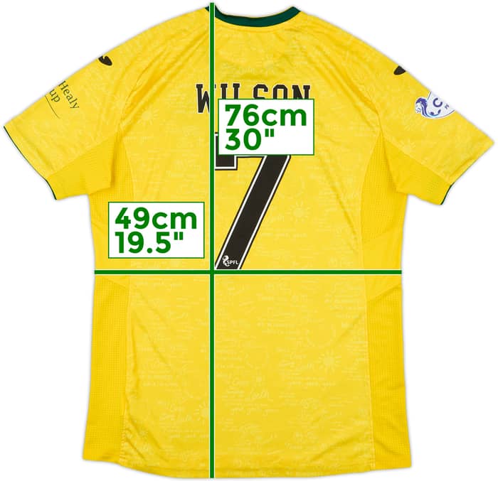 2021-22 Hibernian Third Shirt Wilson #7 - 8/10 - (L)