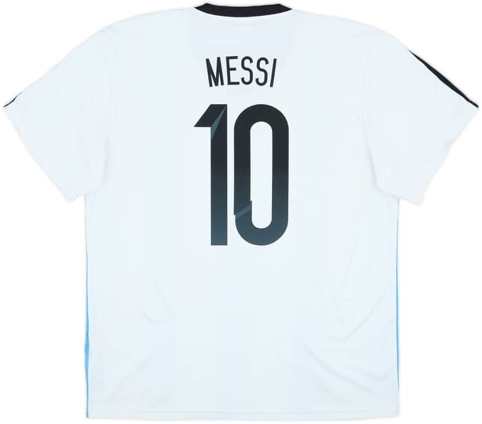 2013-15 Argentina Basic Home Shirt Messi #10 - 6/10 - (L)