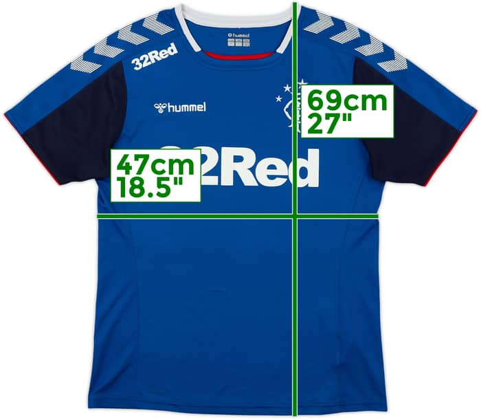 2019-20 Rangers Hummel Training Shirt - 7/10 - (M)
