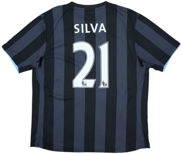2012-13 Manchester City Third Shirt Silva #21 - 7/10 - (XL)