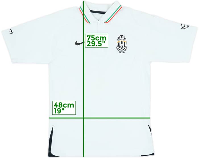 2005-06 Juventus Nike 1/4 Zip Polo Shirt - 8/10 - (S)