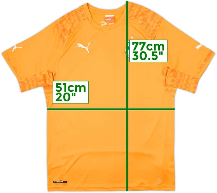 2014-16 Ivory Coast Home Shirt - 7/10 - (L)