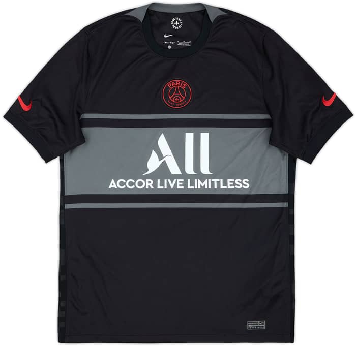 2021-22 Paris Saint-Germain Third Shirt Neymar Jr #10 - 6/10 - (M)