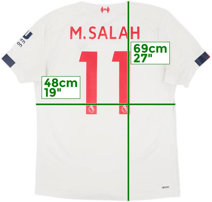 2019-20 Liverpool Away Shirt M.Salah #11 - 5/10 - (M)