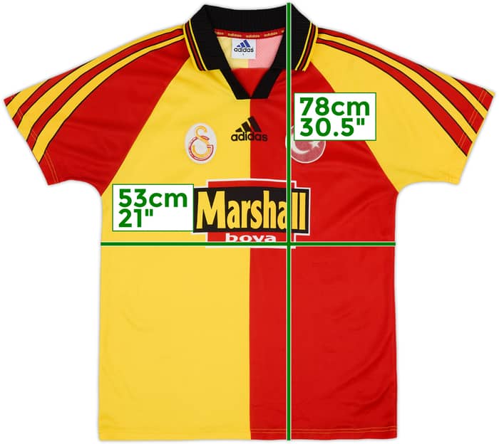 1998-99 Galatasaray Home Shirt - 6/10 - (L)