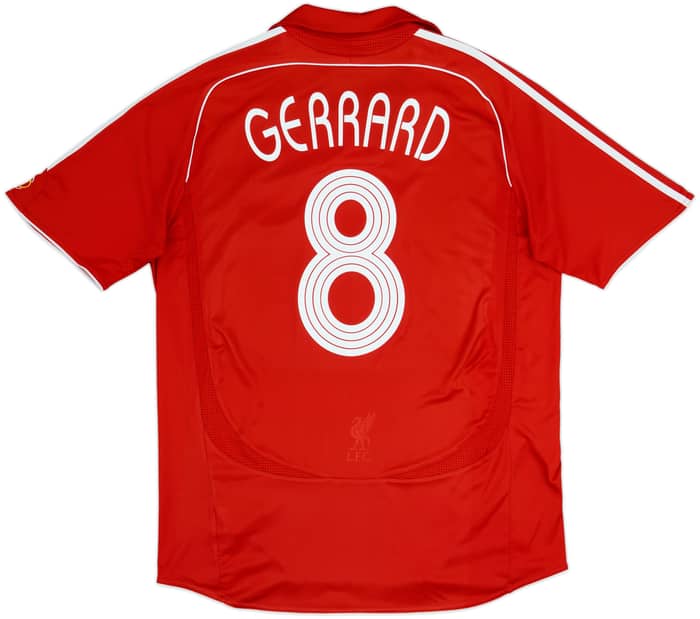 2006-08 Liverpool Camiseta de local Gerrard #8 - 6/10 - (L)