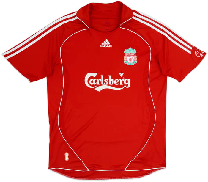 2006-08 Liverpool Camiseta de local Gerrard #8 - 6/10 - (L)