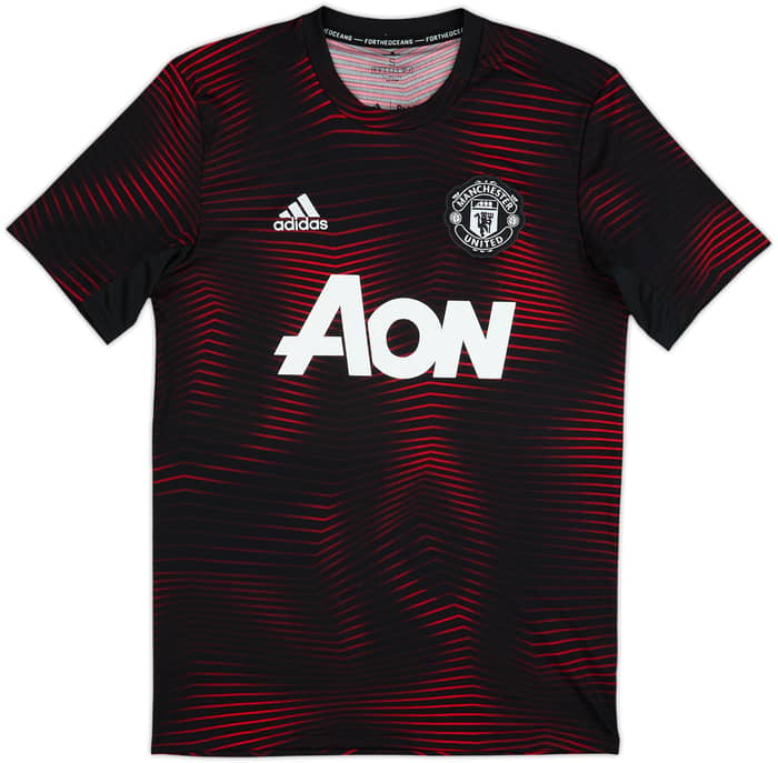 2018-19 Manchester United adidas Training Shirt - 9/10 - (S)