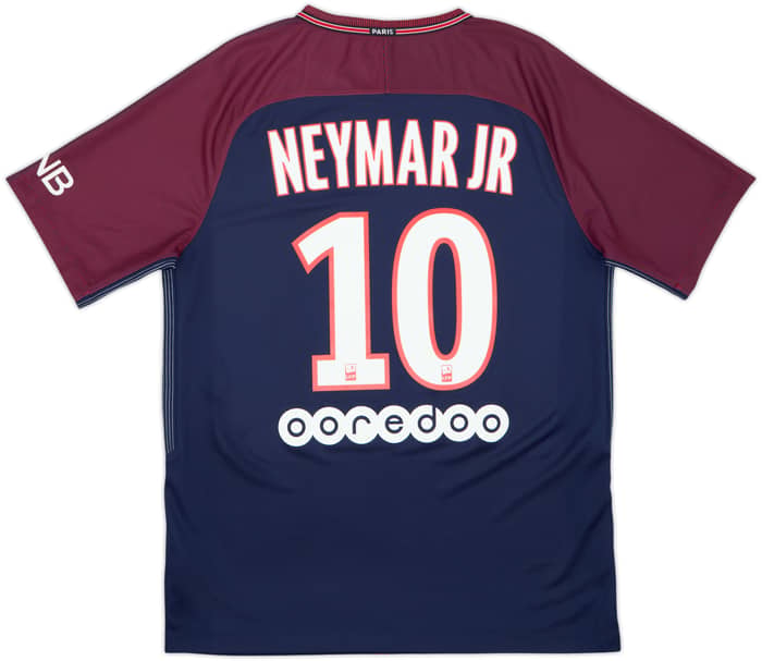 2017-18 Paris Saint-Germain Home Shirt Neymar Jr #10 - 8/10 - (M)
