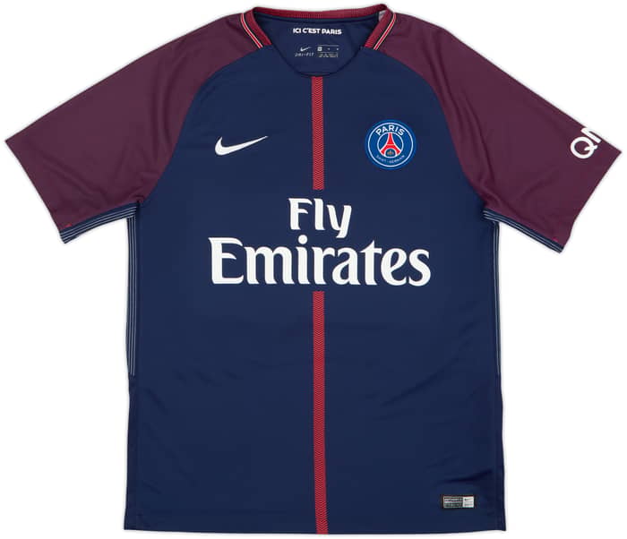 2017-18 Paris Saint-Germain Home Shirt Neymar Jr #10 - 8/10 - (M)