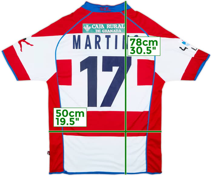 2011-12 Granada Home Shirt Martins #17 - 5/10 - (L)