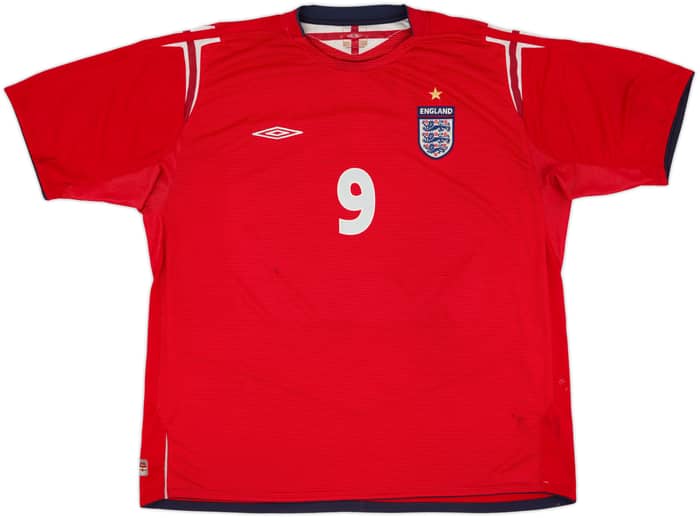 2004-06 England Away Shirt Rooney #9 - 5/10 - (3XL)