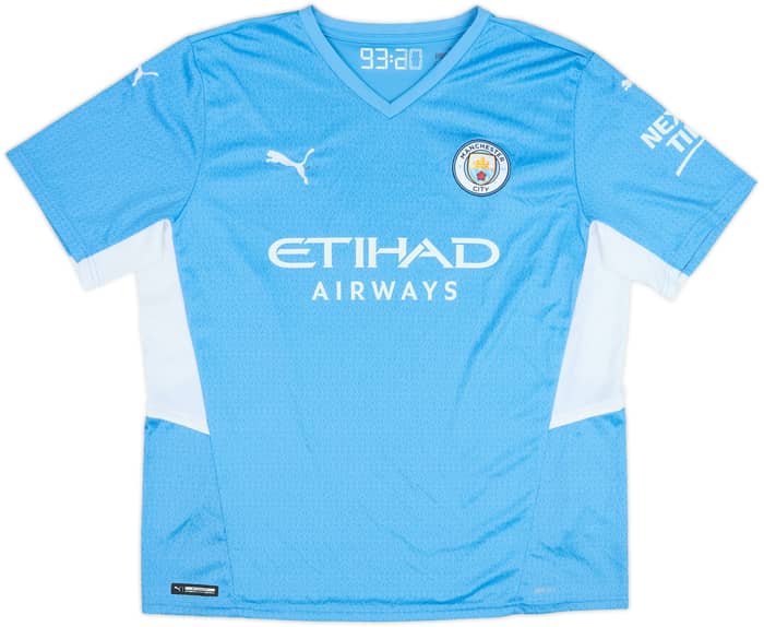 2021-22 Manchester City Home Shirt De Bruyne #17 - 6/10 - (XL)