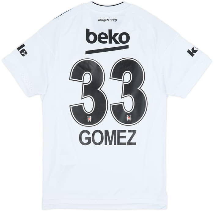 2015-16 Besiktas Home Shirt Gomez #33 - 7/10 - (M)