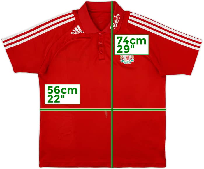 2008-09 Liverpool adidas Polo Shirt - 5/10 - (XL)
