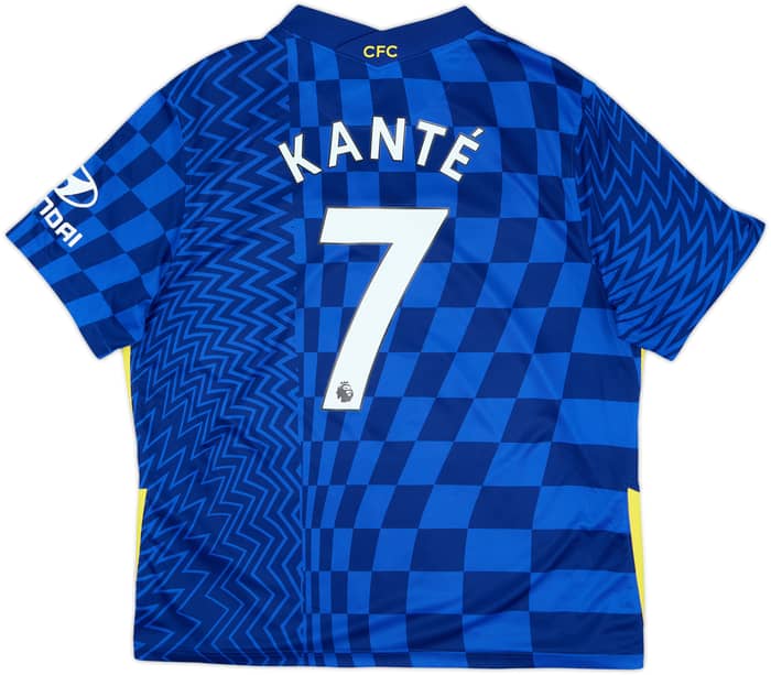 2021-22 Chelsea Home Shirt Kante #7 - 8/10 - (XL)