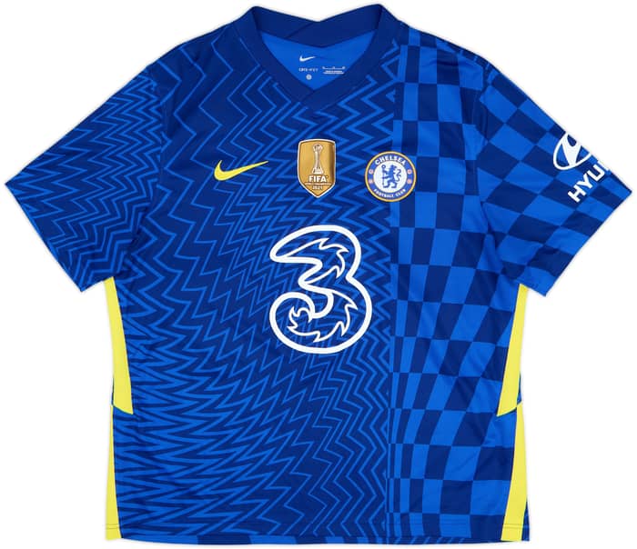 2021-22 Chelsea Home Shirt Kante #7 - 8/10 - (XL)