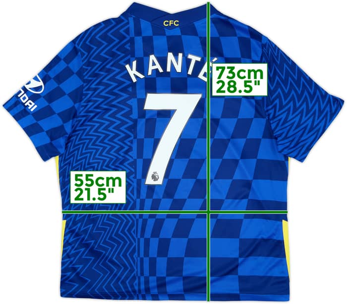 2021-22 Chelsea Home Shirt Kante #7 - 8/10 - (XL)