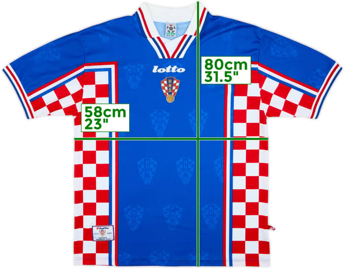 1998-01 Croatia Away Shirt - 8/10 - (XL)