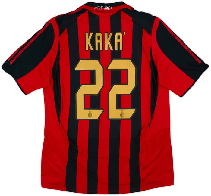 2005-06 AC Milan Home Shirt Kaka #22 - 6/10 - (L)