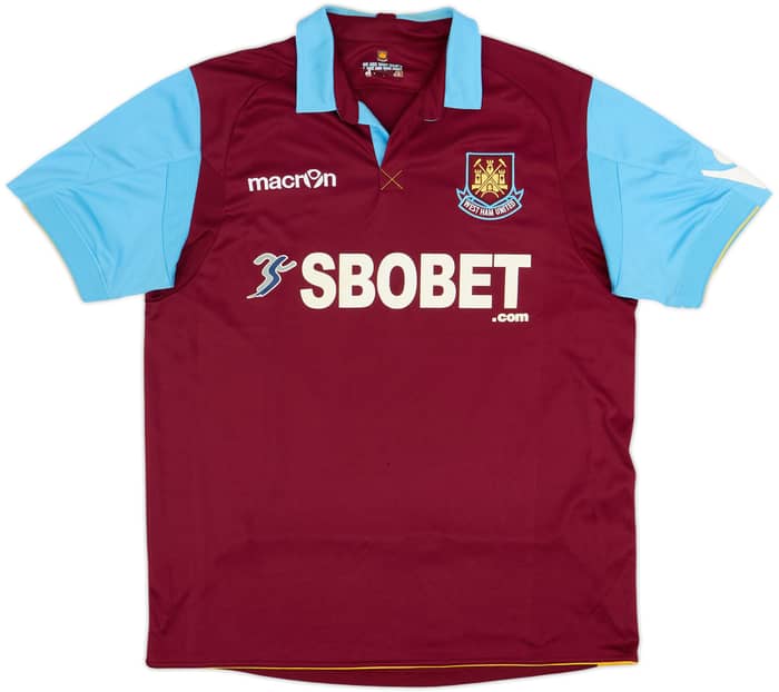 2010-11 West Ham Home Shirt Noble #16 - 8/10 - (M)