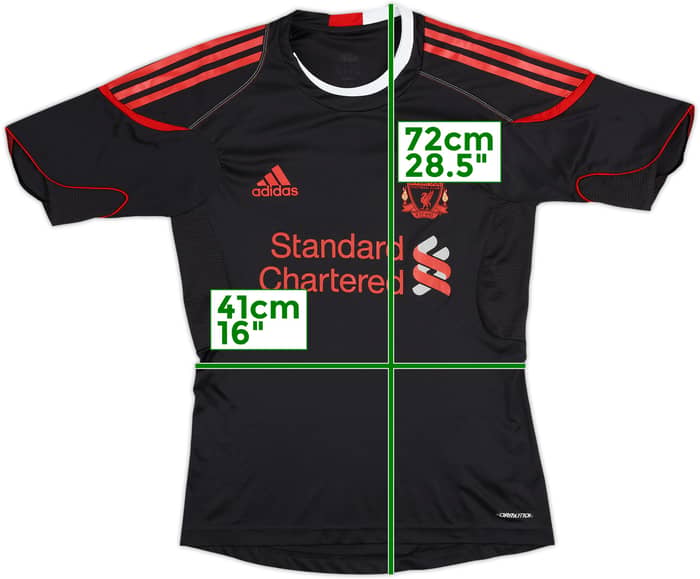 2010-11 Liverpool adidas Formotion Training Shirt - 8/10 - (S)