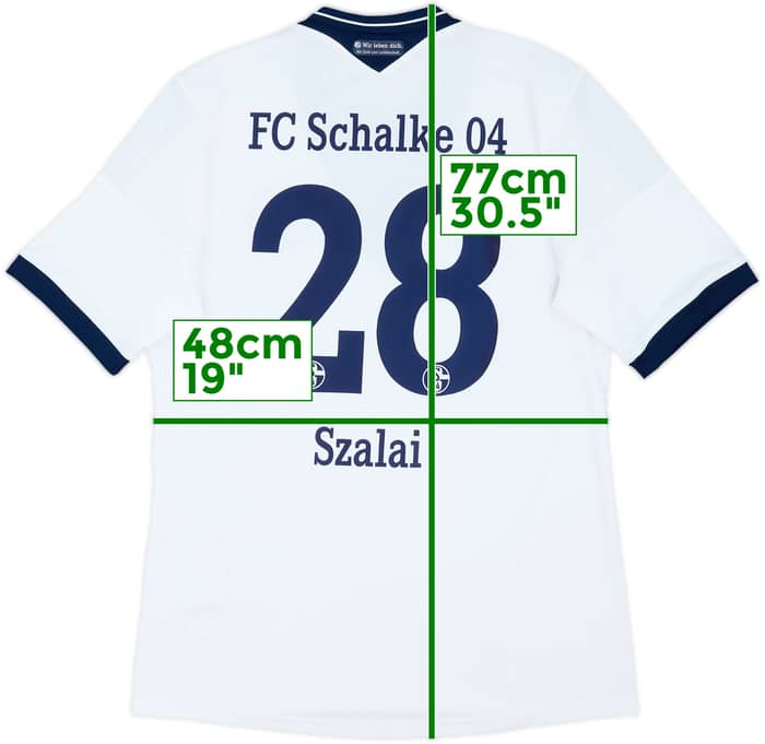 2013-15 Schalke Away Shirt Szalai #28 - 6/10 - (M)