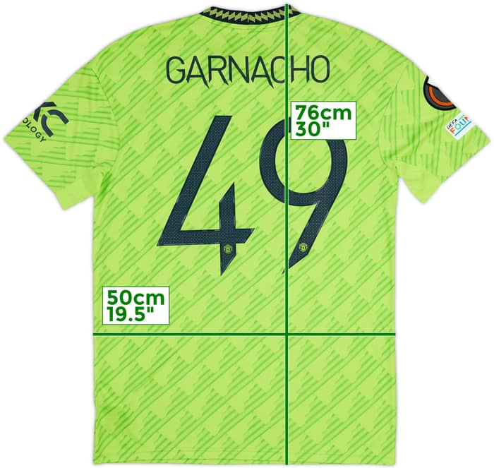 2022-23 Manchester United Third Shirt Garnacho #49 (M)