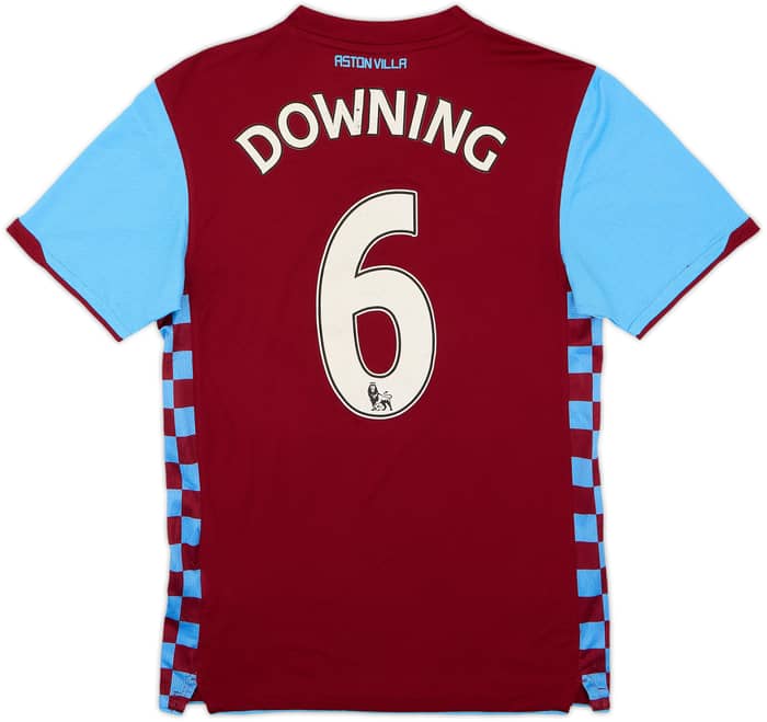 2010-11 Aston Villa Home Shirt Downing #6 - 6/10 - (S)