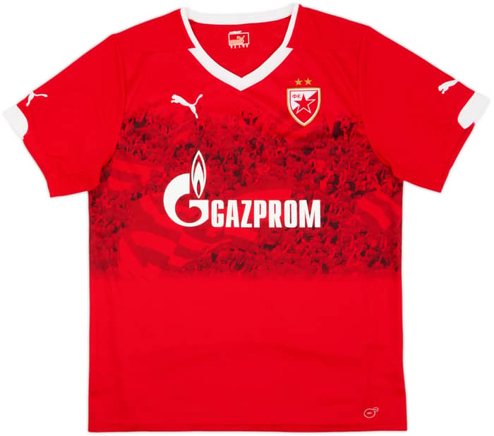 2014-15 Red Star Belgrade Away Shirt - 8/10 - (L)