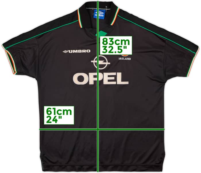 1998 Ireland Away Shirt - 8/10 - (XXL)