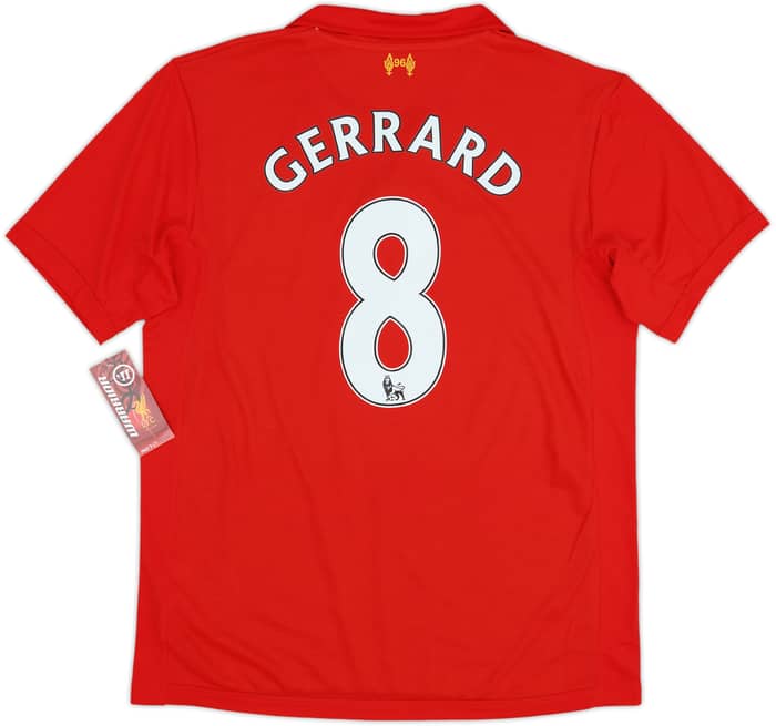 2012-13 Liverpool Camiseta Local Gerrard #8 (L)