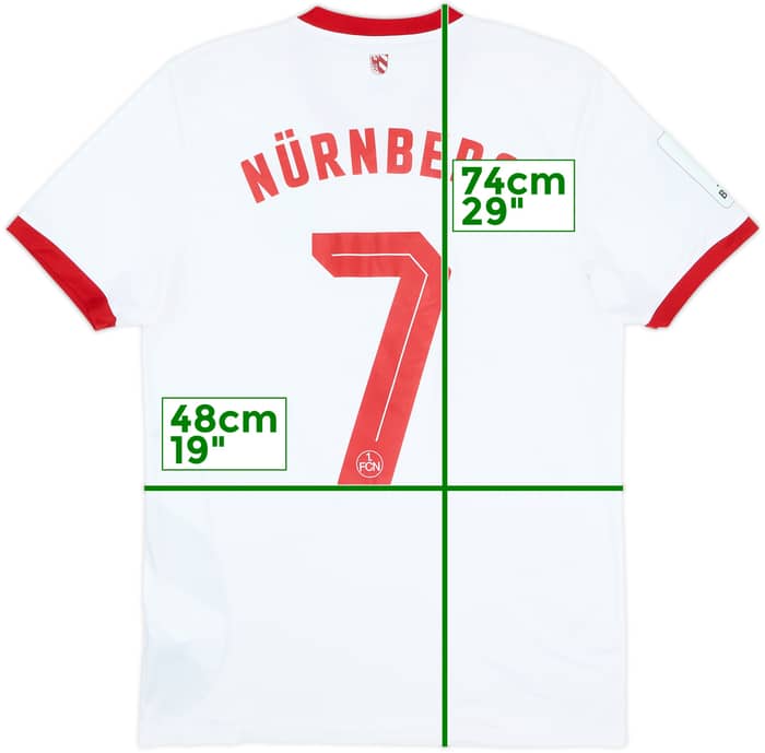 2020-21 Nurnberg Youth Match Issue Away Shirt #7