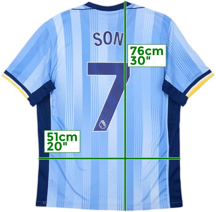 2024-25 Tottenham Away Shirt Son #7 - 10/10 - (M)