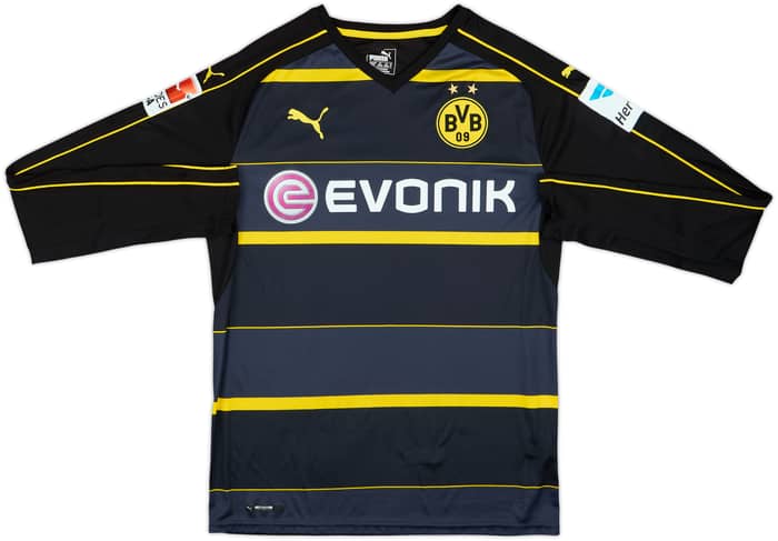 2016-17 Borussia Dortmund Away L/S Shirt Dembele #7 - 8/10 - (M)